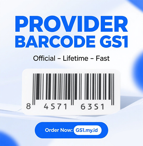 Ilustrasi Barcode GS1 Resmi